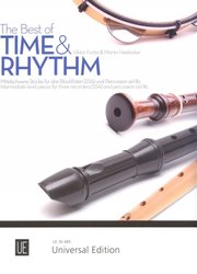 Universal Edition The Best of TIME + RHYTHM - devět skladeb pro tři zobcové flétny (SSA) a perkuse