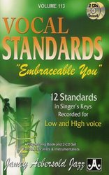 JAMEY AEBERSOLD JAZZ, INC AEBERSOLD PLAY ALONG 113 - EMBRACEABLE YOU for Low&High voice + 2 CD