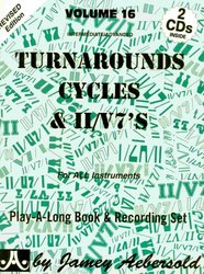JAMEY AEBERSOLD JAZZ, INC AEBERSOLD PLAY ALONG 16 - TURNAROUNDS, CYCLES&II/V7's + 2x CD
