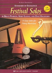 Neil A.Kjos Music Company Standard of Excellence: Festival Solos 1 + CD / altový saxofon