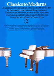 YORKTOWN MUSIC PRESS Classics to Moderns 2 (blue book) - sólo klavír
