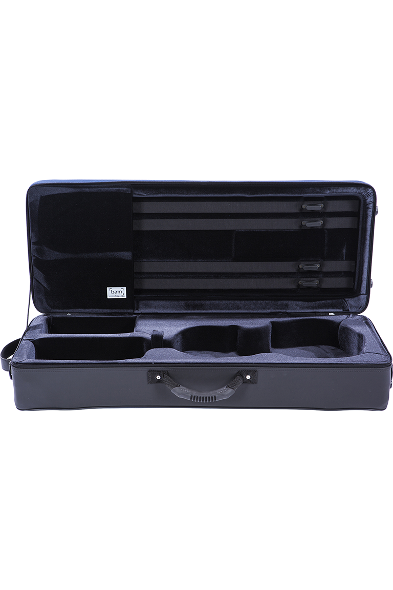 BAM Cases Classic - violový kufr - černý,  vel. 41,5 cm
