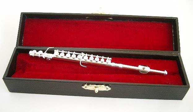 Clarina Music Miniatura příčná flétna stříbrná + kufřík