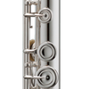 Azumi příčná flétna AZZ1RE, otevřené klapky, náustek a komínek masivní stříbro, Emechanika