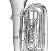B&S C tuba 4197-L - postříbřená mosaz, 5 ventilů