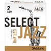 RICO Select Jazz Unfiled plátky pro Alt saxofon tvrdost 2S - kus