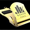 JLV kryt pro kaučukovou hubičku na alt saxofon - pozlacený 24K