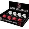 Latin Percussion Sugar Skull shaker LP006-PK12 - lebka barva červená, bílá, černá