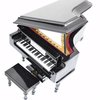Clarina Music Miniatura piano černé + stolička