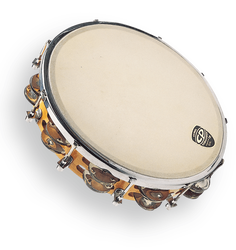 Latin Percussion Tamburina 10", Tunable Wood Tambourine