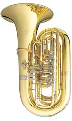 B&S C tuba 4097-L - mosaz, 5 ventilů