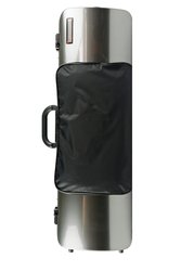 BAM Cases Hightech  - houslový kufr, stříbrný carbon s malou kapsou - 2011 XLS