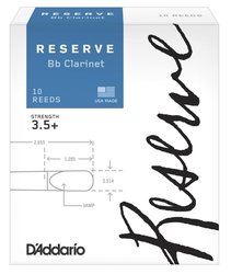 D'Addario RESERVE plátky pro B klarinet tvrdost 3,5+ - ks