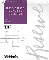 D'Addario Reserve Classic plátky pro B klarinet 3,5+