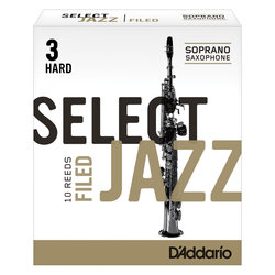 RICO Select Jazz Filed plátky pro Sopran saxofon tvrdost 3H - kus