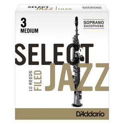 RICO Select Jazz Filed plátky pro Sopran saxofon tvrdost 3M - kus