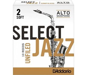RICO Select Jazz Unfiled plátky pro Alt saxofon tvrdost 2S - kus