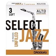 RICO Select Jazz Unfiled plátky pro Alt saxofon tvrdost 3S - kus
