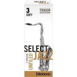 RICO Select Jazz Unfiled plátky pro Tenor saxofon tvrdost 3S - kus