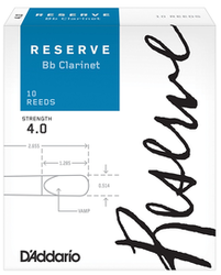 D'Addario Reserve plátek pro B klarinet tvrdost 4