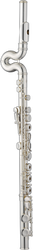 Jupiter příčná flétna JFL-700WRE "Waveline" in C, E-mechanika, otevřené klapky, C-nožka