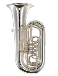 MELTON B tuba 97/2 - postříbřená mosaz, 4 ventily
