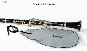 Bambú vytěrák z mikrovlákna pro B klarinet