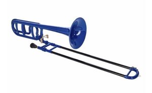 Startone PTB-20 - B/F plastový trombon modrý, s pouzdrem
