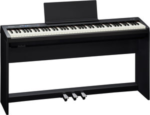 ROLAND FP-30 BK-SET - digitální stage piano, černé, se stojanem a pedálnici