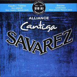 Savarez Alliance Cantiga 510AJ sada strun pro akustickou kytaru - nylon, tvrdé pnutí