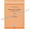 Hofmeister Hoffmeister, Franz Anton - koncert č.3 D - dur