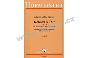 Hofmeister Sperger Johann Mathias - koncert č.15 D - dur