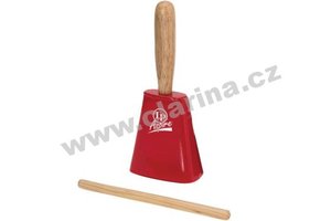Latin Percussion Cowbell, Aspire E-Z Grip Cowbell - Red